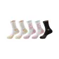 5 Pack[2 Pack White+2 Pack Pink+Black]