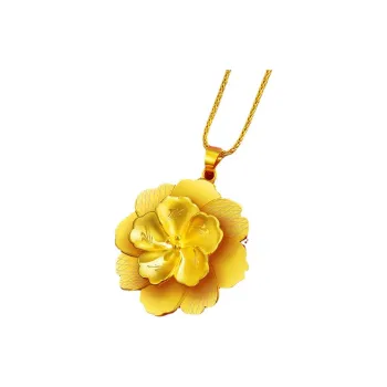 Imono Brass Gold Plated Necklaces Women's