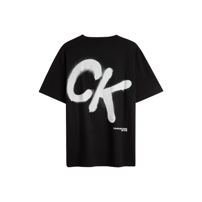 Calvin Klein Logo print Cotton T shirt-4