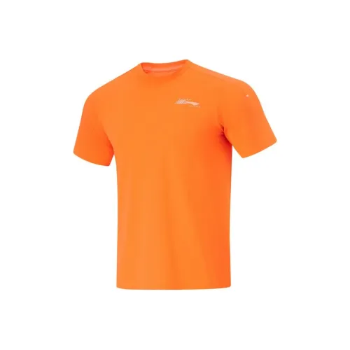 LiNing Fitness Series T-Shirt Men's Carrot Orange