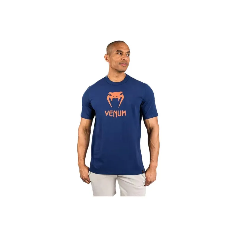 VENUM T Shirt Unisex Marine Blue/Orange-0