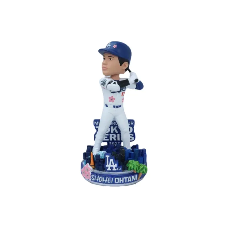 Takashi Murakami Mlb World Tour Tokyo Series 2025 Foco Shohei Ohtani Tokyo World Tour Home Uniform Bobblehead-1