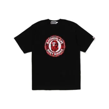 A BATHING APE Lux Sport Pattern Busy Works Tee