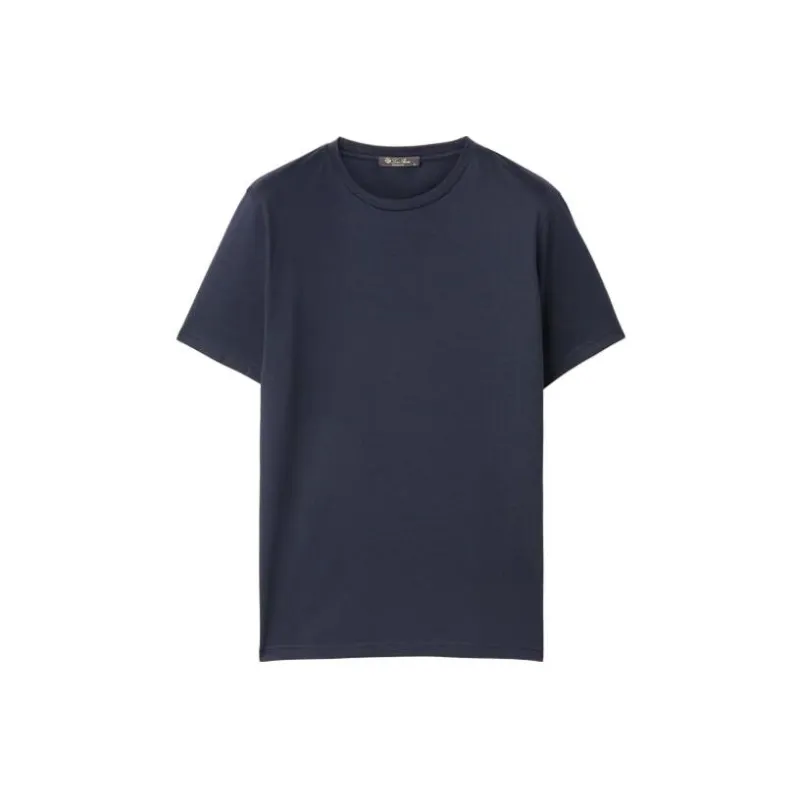 Loro Piana T Shirts Men Marine Blue-0