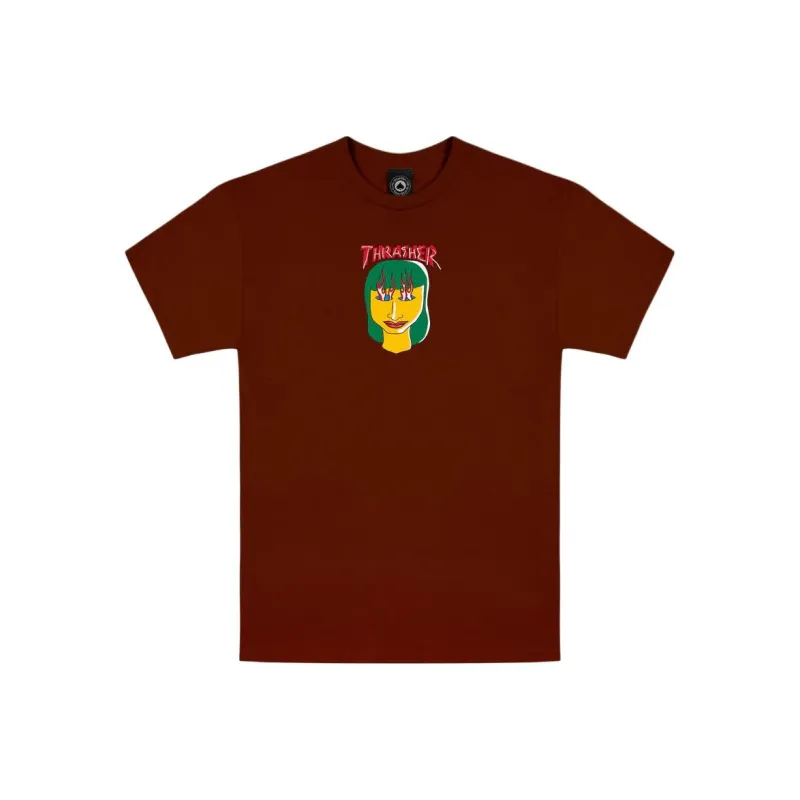 Thrasher T-Shirts Unisex Red-0