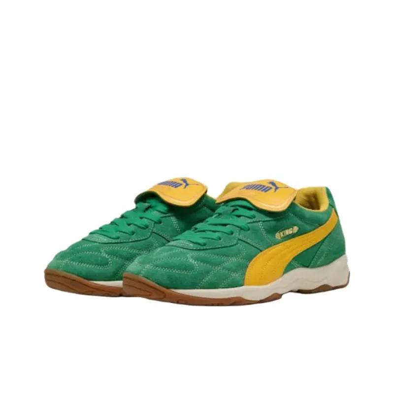 PUMA King Indoor Archive Green Yellow Sizzle-2