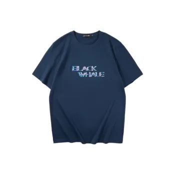 HLA JEANS T Shirts Men Navy Blue 98