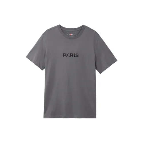 Jordan PSG Club Men's Breathable Crewneck T Shirt 'Dark Gray'