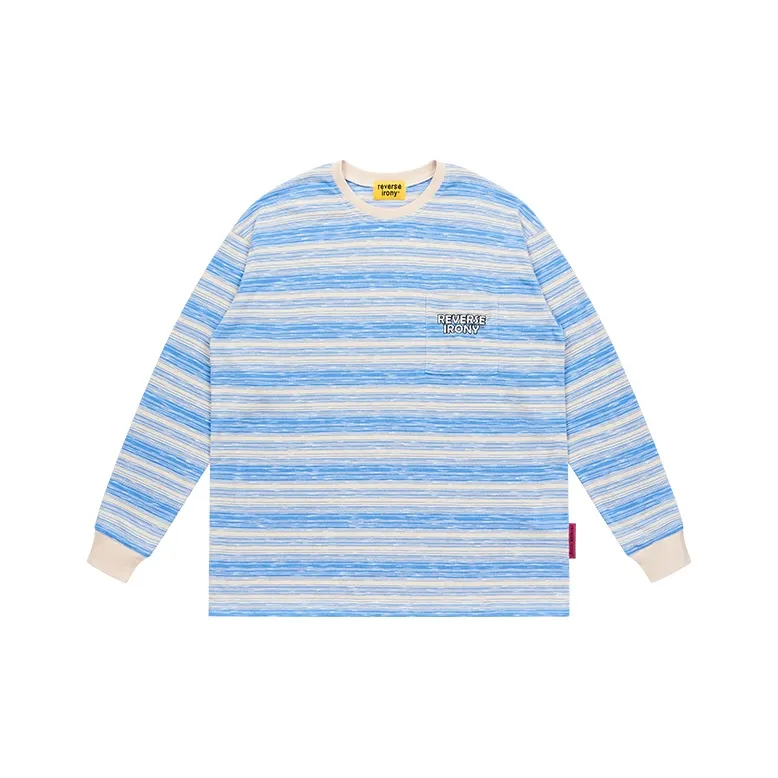 EMPTY REFERENCE x REVERSE IRONY T Shirt Unisex Blue-0