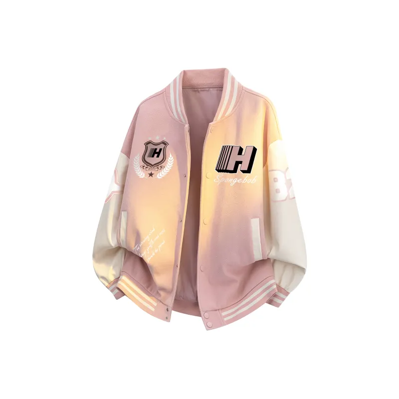 SPONGEBOB SQUAREPANTS Baseball Jacket Unisex-6