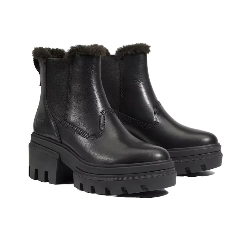 Timberland Everleigh Short Chelsea Boots Women's Black-2