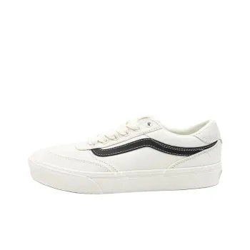 Vans Brooklyn LS Anti Slip Wear Resistant Low Top Skateboard Shoes Men's White