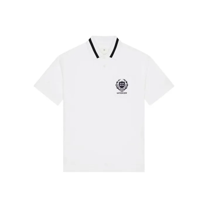 Givenchy Logo Embroidered Polo Shirt-0