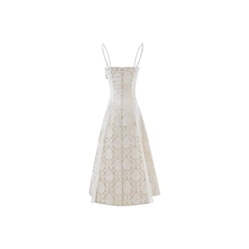 SECFLY OFFICIAL Slip Dress Women's Champagne-1