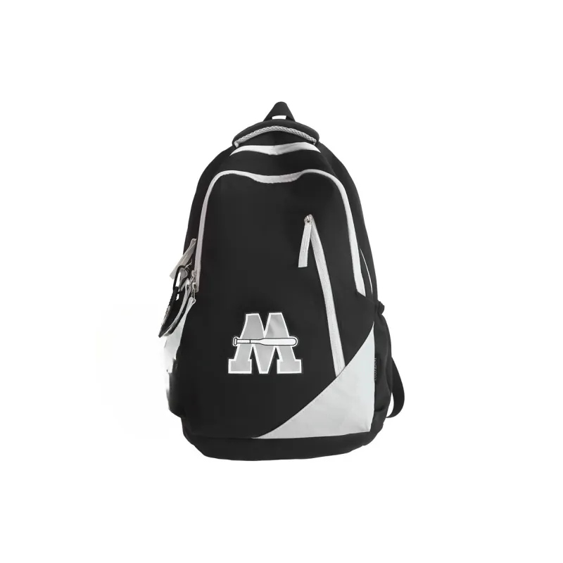 Villelon Nylon Backpack Unisex Red/Blue/Black/Red Blue Multicolor-18