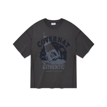 COVERNAT SS24 T Shirt Men's Charcoal
