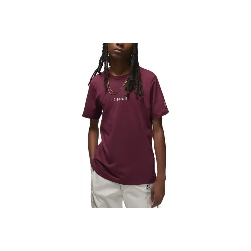 JORDAN Air T Shirts Men Burgundy