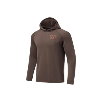 LINING T Shirts Men Charcoal Coffee Umber