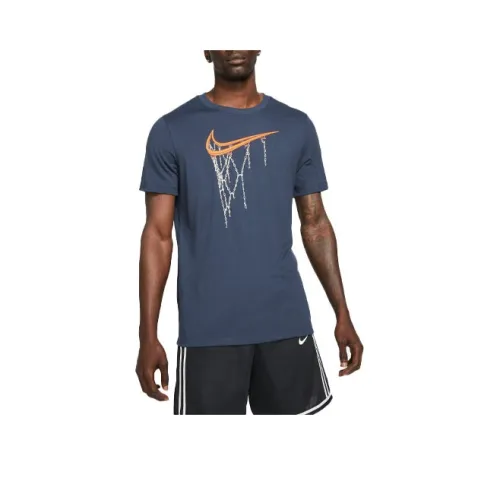 Nike T Shirts Men Obsidian Color
