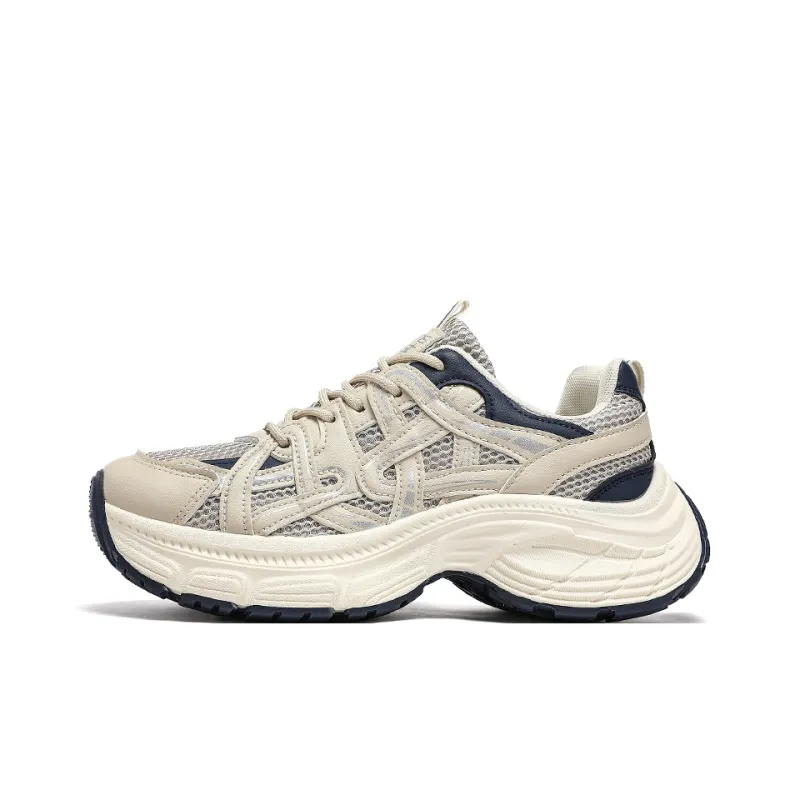 JEANSWEST Cushioning Height Increasing Lightweight Breathable Slip Resistant Low Top Chunky Sneakers Women's-8