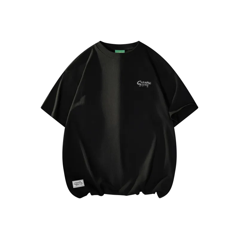 SESAME STREET Drop Shoulder Sleeve T Shirt Unisex-0