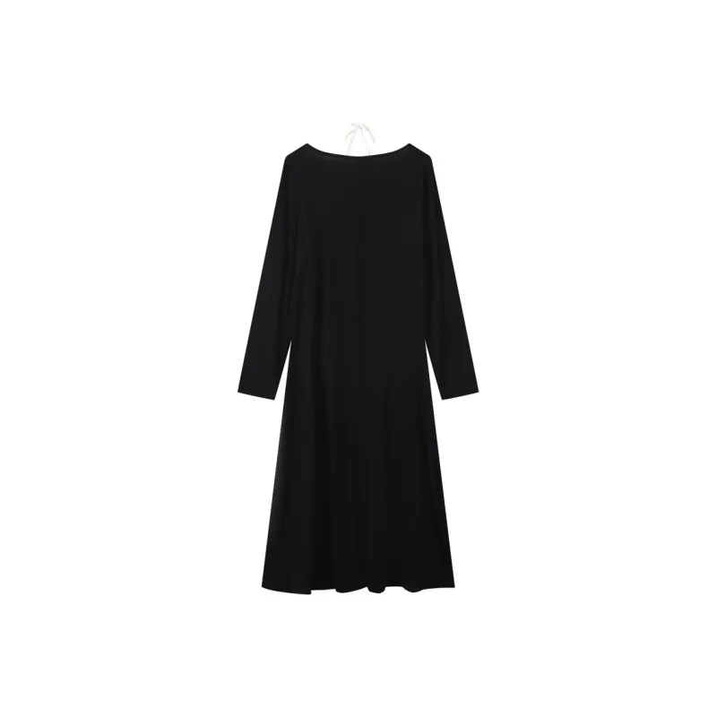 Incolore Long Sleeved Dresses Women's Black-1