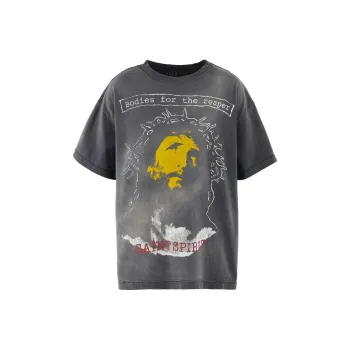SAINT Mxxxxxx T Shirts Unisex Gray