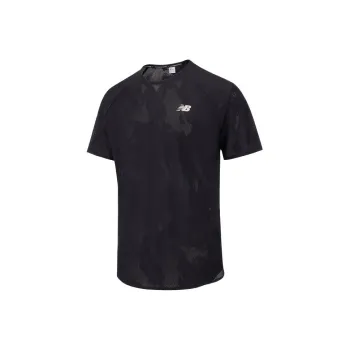 New Balance Raglan Sleeve T Shirt Men's Black