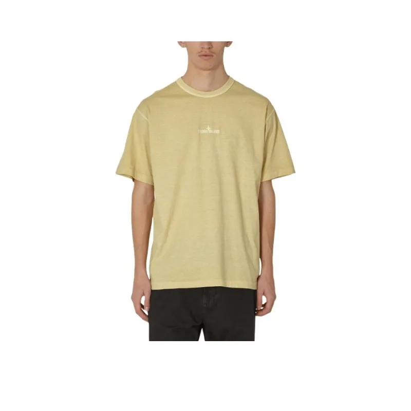 STONE ISLAND T-Shirt Men's Beige-0