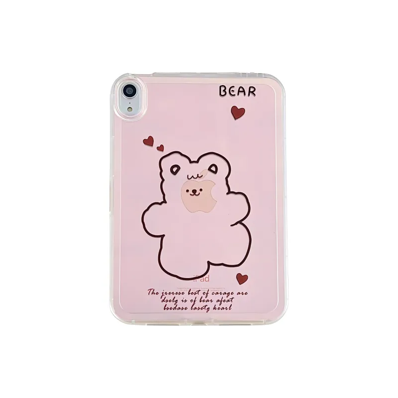 MAYGI TPU Laser Painted Cartoon Compatibility With Apple IPad Mini 6/mini 7 Tablet Protective Cases-14
