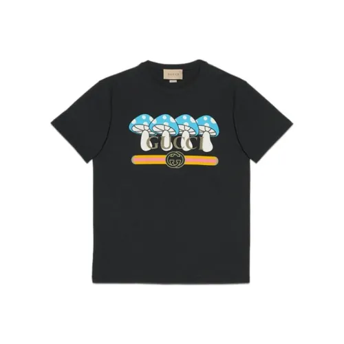 GUCCI Cotton Jersey T shirt With Print