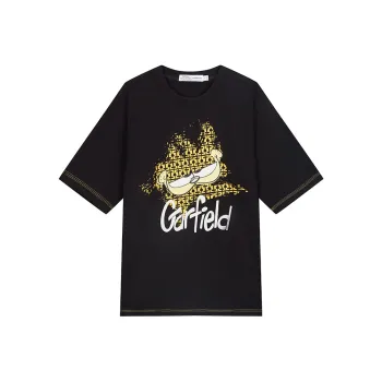 FUN X Garfield T Shirt Unisex Black