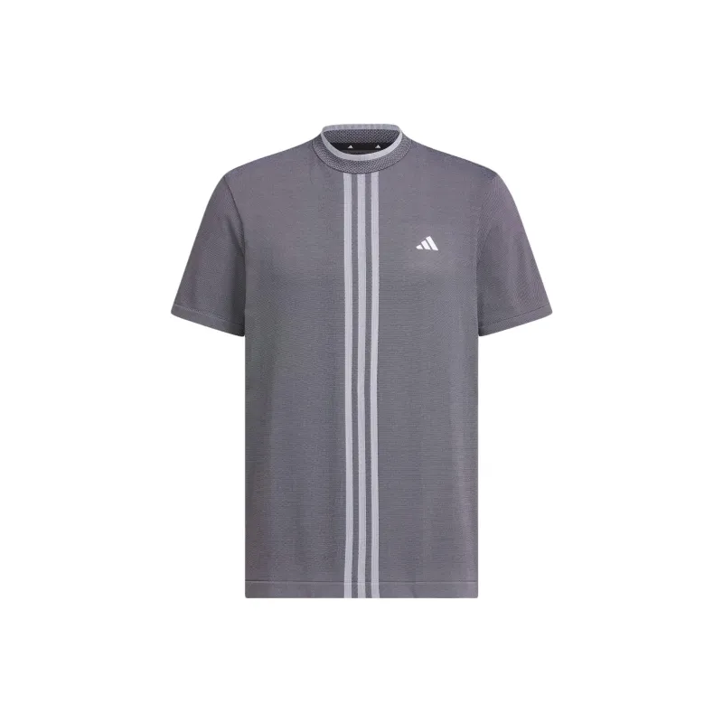 Adidas Primeknit Seamless Mock Shirt T Shirt Men's Gray-0