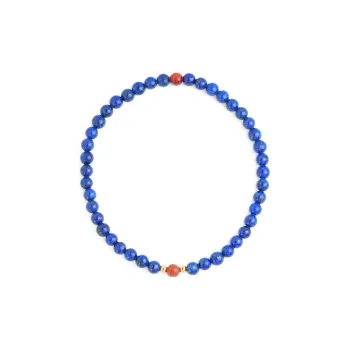 Clear Snow Lapis Lazuli Bracelets Unisex