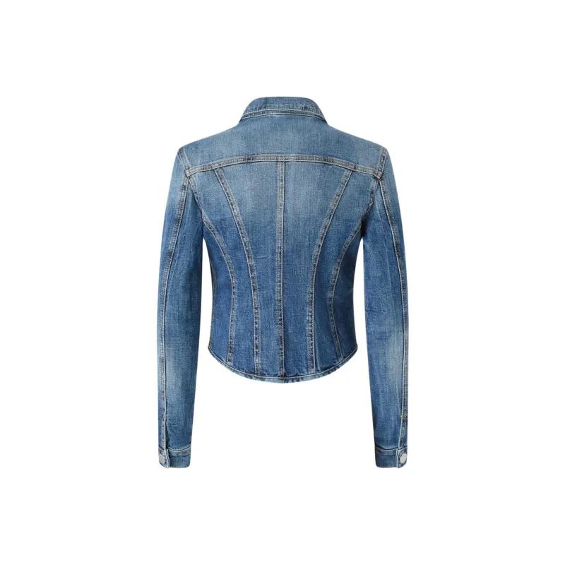 PINKO Classic Denim Jacket-1