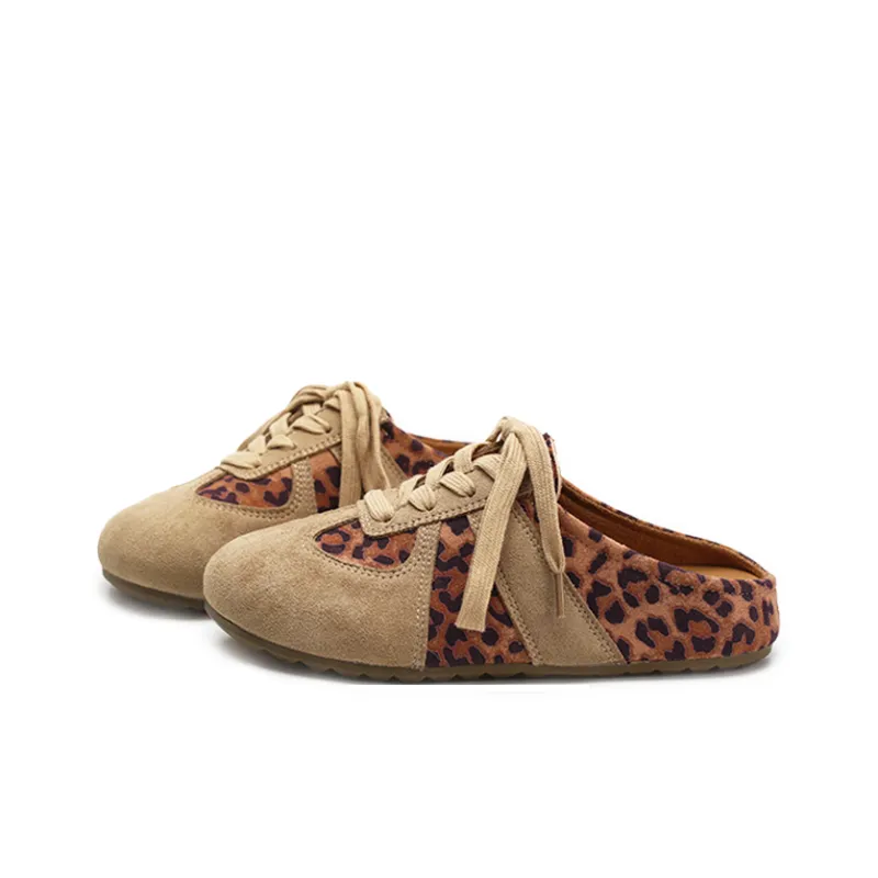 Zun'er Quiet Odor Resistant Wrap toe Slippers Women's Brown-6