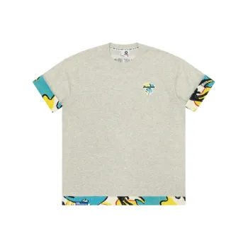 Aape Graphic print Logo embroidered T shirt