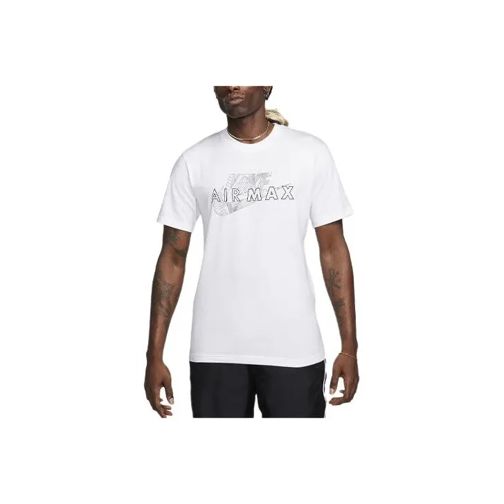 Nike Air Ma T-Shirt Men's White-0