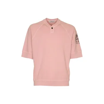 STONE ISLAND Old Treatment Straight Hem T Shirt