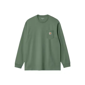 Carhartt WIP SS24 L/S Pocket T Shirt T Shirt Men's Green