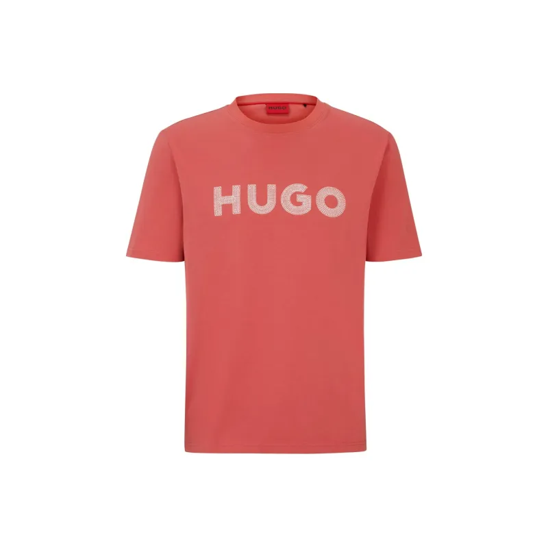 HUGO BOSS Drochet Cotton T shirt-0