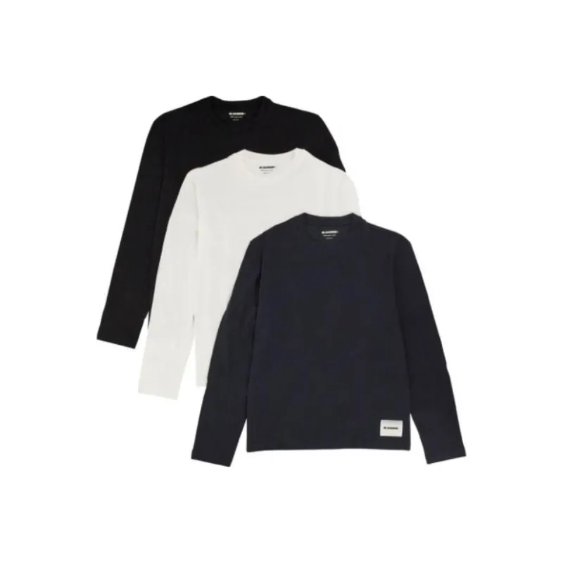 JIL SANDER Pack Of Three Long Sleeved T Shirt-0