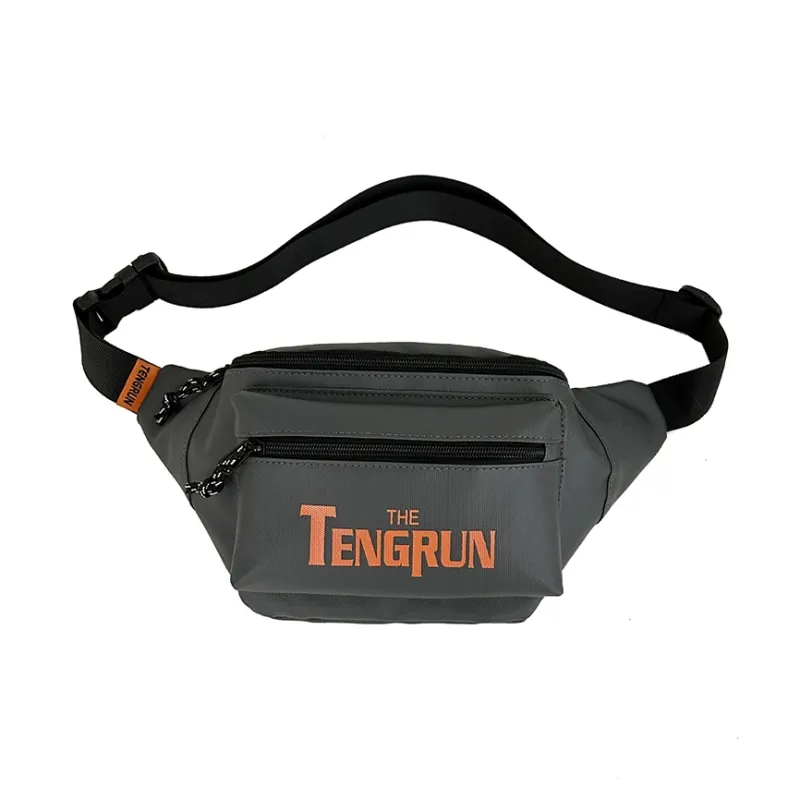 COLINS KEIRS Fabric Fanny Pack Regular Unisex Black/Khaki/Gray-18