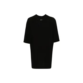 RICK OWENS Seam Detailed Crewneck Straight Hem T Shirt