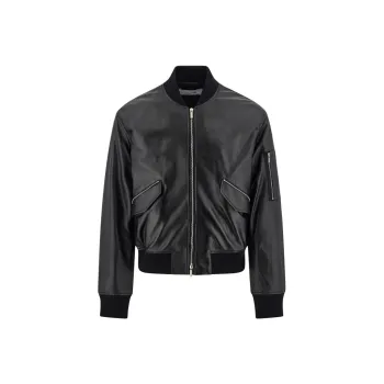 Ferragamo Zip up Bomber Jacket