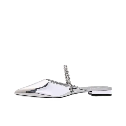 KATHRYN WILSON Rubber Sole Abrasion Resistant Wrap toe Slippers Women's