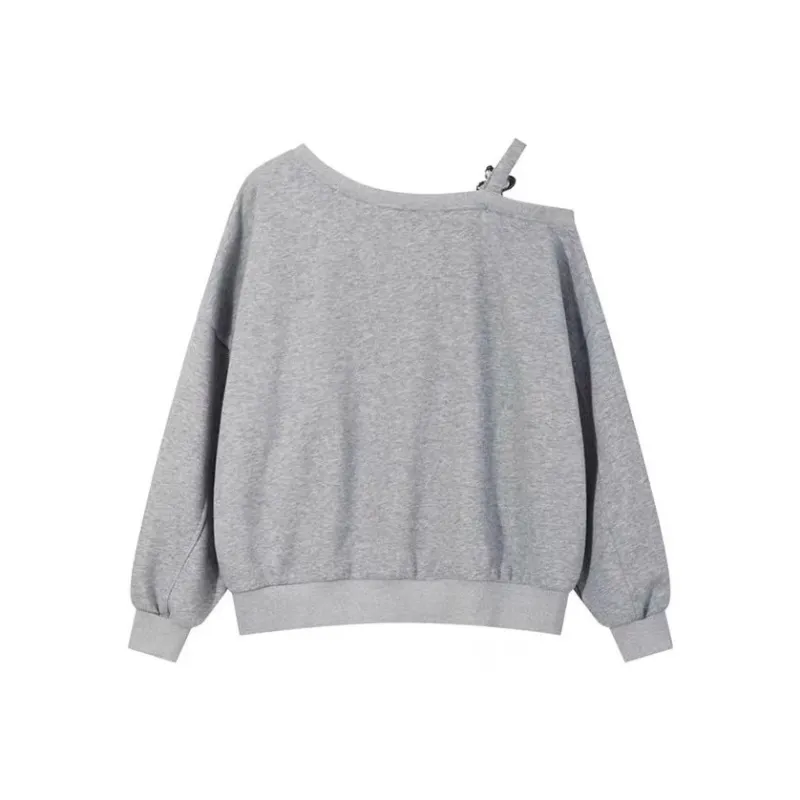 ABCMININ Sweatshirt Women's Gray-1