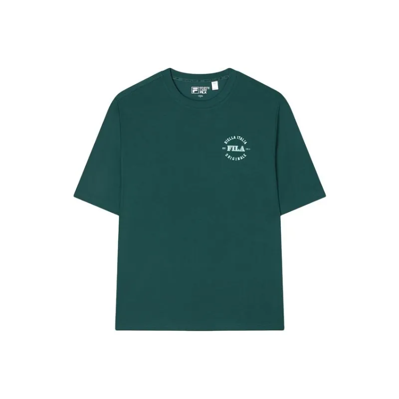 FILA T Shirt Unisex Dark Forest Green-0