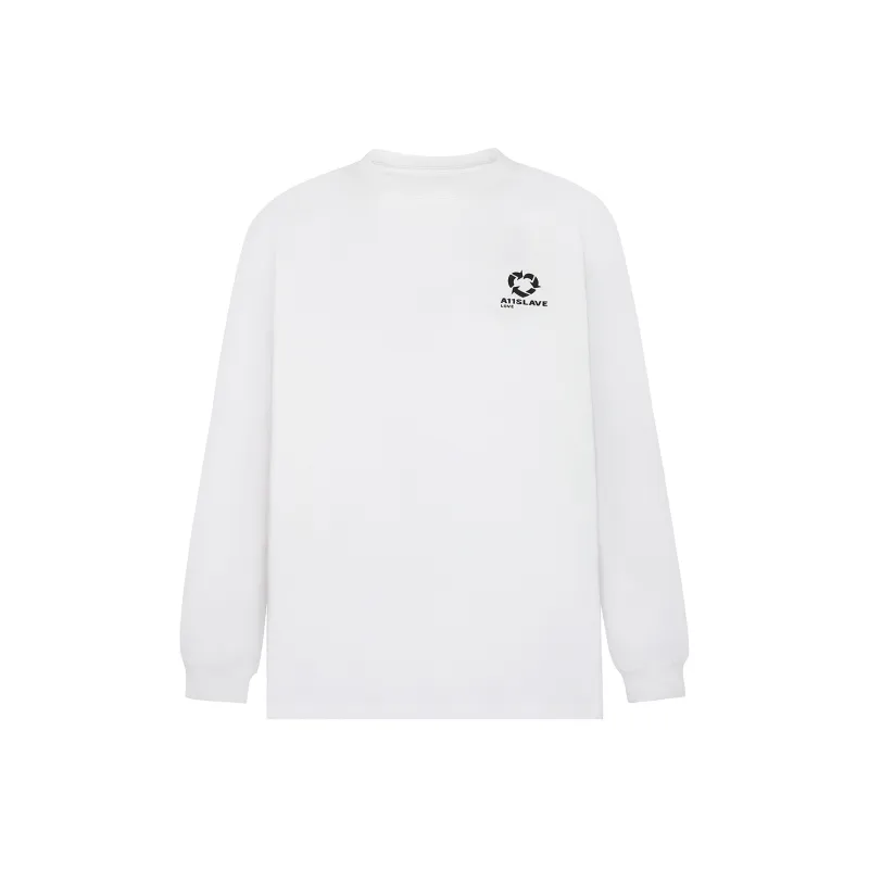 A11SLAVE T-Shirts Unisex Gray White-0