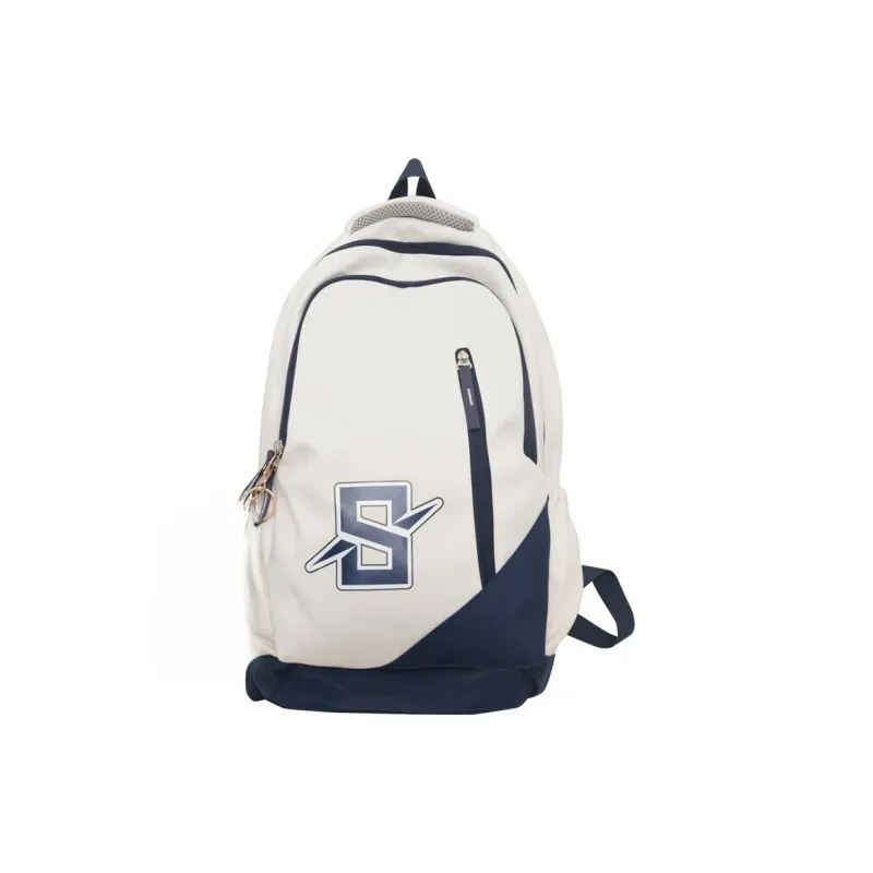 Villelon Nylon Backpack Unisex Red/Blue/Black/Red Blue Multicolor-24